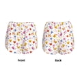 thumbnail image 3 of Salouo Cartoon Birds & Flowers Print Women's 2 in 1 Running Shorts Double-Layer Shorts Athletic Workout Gym Yoga Shorts Running Shorts for Women-XX-Large, 3 of 7