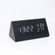 thumbnail image 1 of Reloj digital, despertador de madera, despertador digital con 2 configuraciones de alarma, despertador electrónico alimentado por USB, despertador digital, 1 of 5