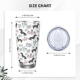 thumbnail image 4 of Lsque Dachshund Dog Puppy Pattern 20oz Car Cup with Lid and Straw, Insulated Coffee Cup with Straw Topper, Spill Proof Travel Coffee Mug, Stainless Steel Tumble-Straw Three-piece Set, 4 of 8