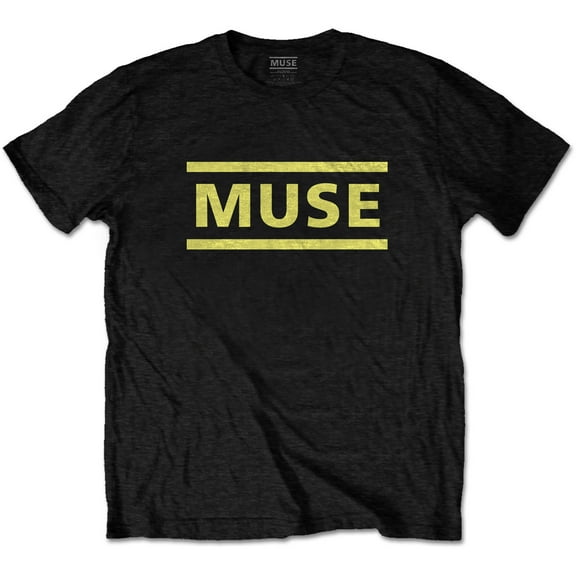 Muse Unisex T-Shirt Yellow Logo (Small)