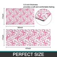thumbnail image 7 of Pink Breast Cancer Kitchen Rugs Sets Of 2,Anti Fatigue Kitchen Mat Rugs Non Slip Washable,Decorative Kitchen Floor Mats for Kitchen,Sink,Laundry,17"x30"+17"x47", 7 of 7