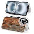 thumbnail image 4 of Compatible with iPhone 11 12 13 mini 14 15 16 Pro Max Plus Wallet Case with Card Holder, PU Leather Kickstand Card Slots Case ( Wood, iPhone 11), 4 of 7