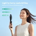 thumbnail image 5 of Aecooly Ultra-Thin Rechargeable Handheld Fan - 24H Cooling, Foldable Portable Mini Fan for Travel, USB-Powered, Perfect Summer Gift for Women & Girls, 5 of 9