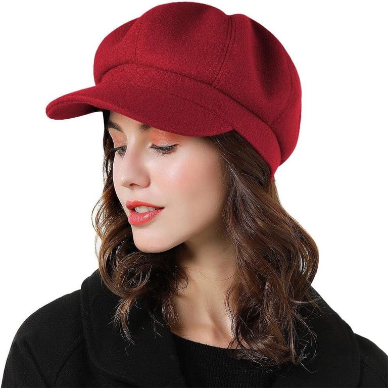 2797 Women Beret Newsboy Hat French Wool Cap Classic Autumn Spring Winter Hats Women Beret Newsboy Hat French Wool Cap Classic Autumn  main image 2