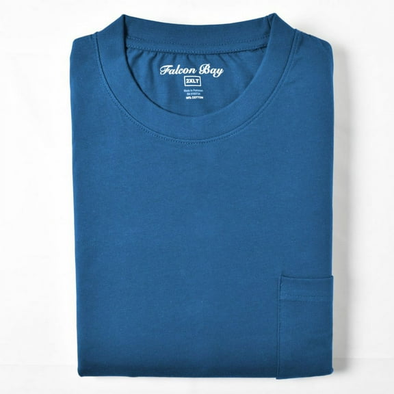 Falcon Bay 100% Cotton Pocket T-Shirt