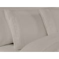 thumbnail image 2 of NC Home Fashions Solid microfiber sheet set with one bonus pillowcase, Twin, Silver Gray, 2 of 4