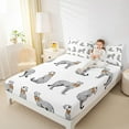 thumbnail image 4 of Feelyou Leopard Cheetah Teen Twin Sheet Sets, Bow-tie Wildlife Bedding, 3-Piece, 4 of 7