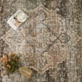 thumbnail image 5 of FEELHOME 9'x12' Area Rug Machine Washable Soft Vintage Distressed Non Slip Carpet for Living Room Bedroom Dining Room Brown, 5 of 7