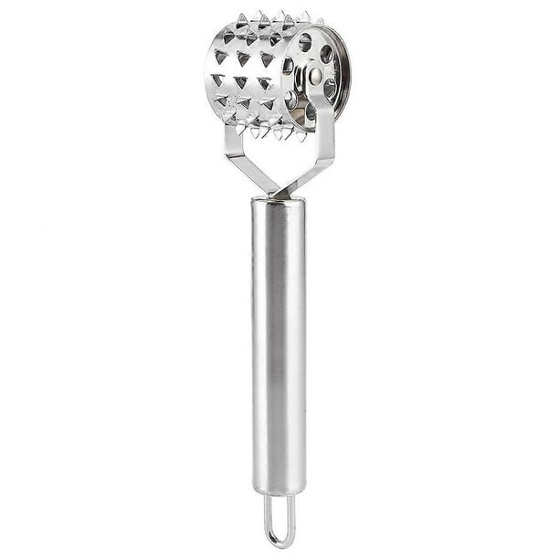 Stainless Steel Meat Tenderizer Roller Beef Mallet Chicken Steak Hammer Kitchen Tool