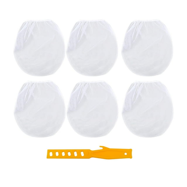 Bolsas de filtro de pintura de 6 piezas Bolsas de reemplazo de malla fina accesorio Bolsa de filtro de líquido multipropósito para protección contra