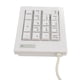 thumbnail image 5 of Teclado numérico de 17 teclas, silencioso, mecánico, con ejes negros, para oficinas, contabilidad, finanzas, supermercados, 5 of 12