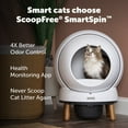 thumbnail image 3 of PetSafe ScoopFree SmartSpin Self-Cleaning Litter Box Bundle  Advanced Odor Control  App Controlled, 3 of 8