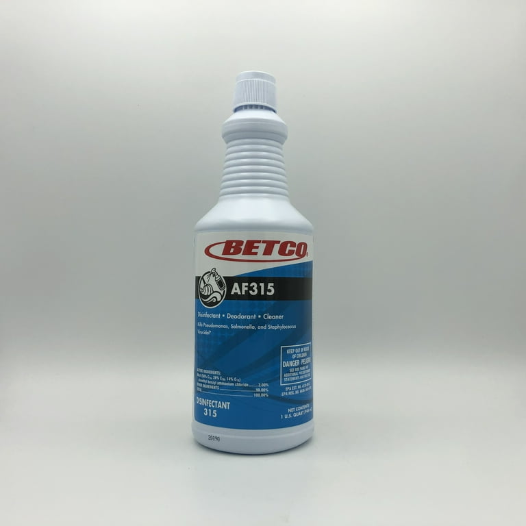 AF315 Disinfectant Cleaner, Citrus Floral Scent, 32 oz Bottle, 12/Carton AF315 Disinfectant Cleaner, Citrus Floral Scent, 32 oz Bottle, 12/Carton