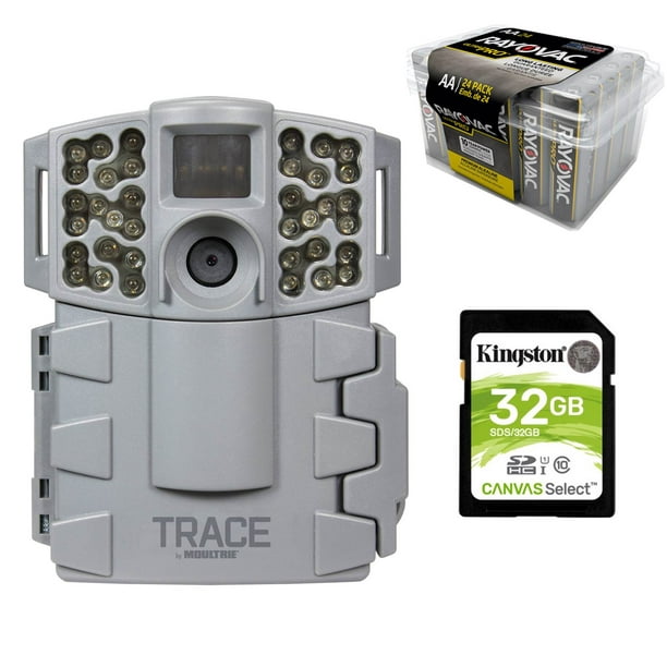 Moultrie TRACE Camera PRO Motion Activated Home Surveillance + 32 SD