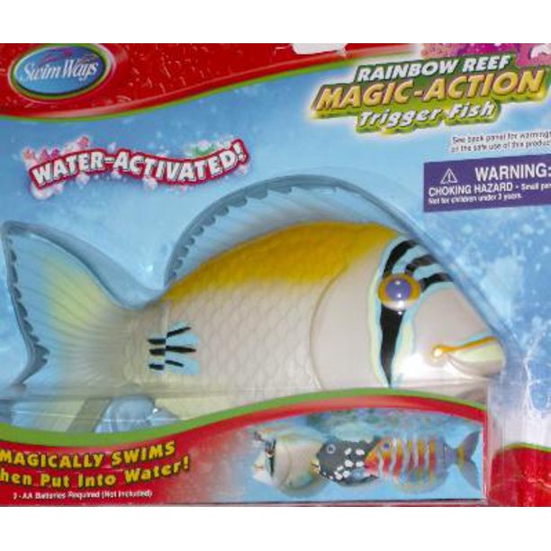 Swim Ways Rainbow Reef Trigger Fish Swimming Pool Toy Walmart Com