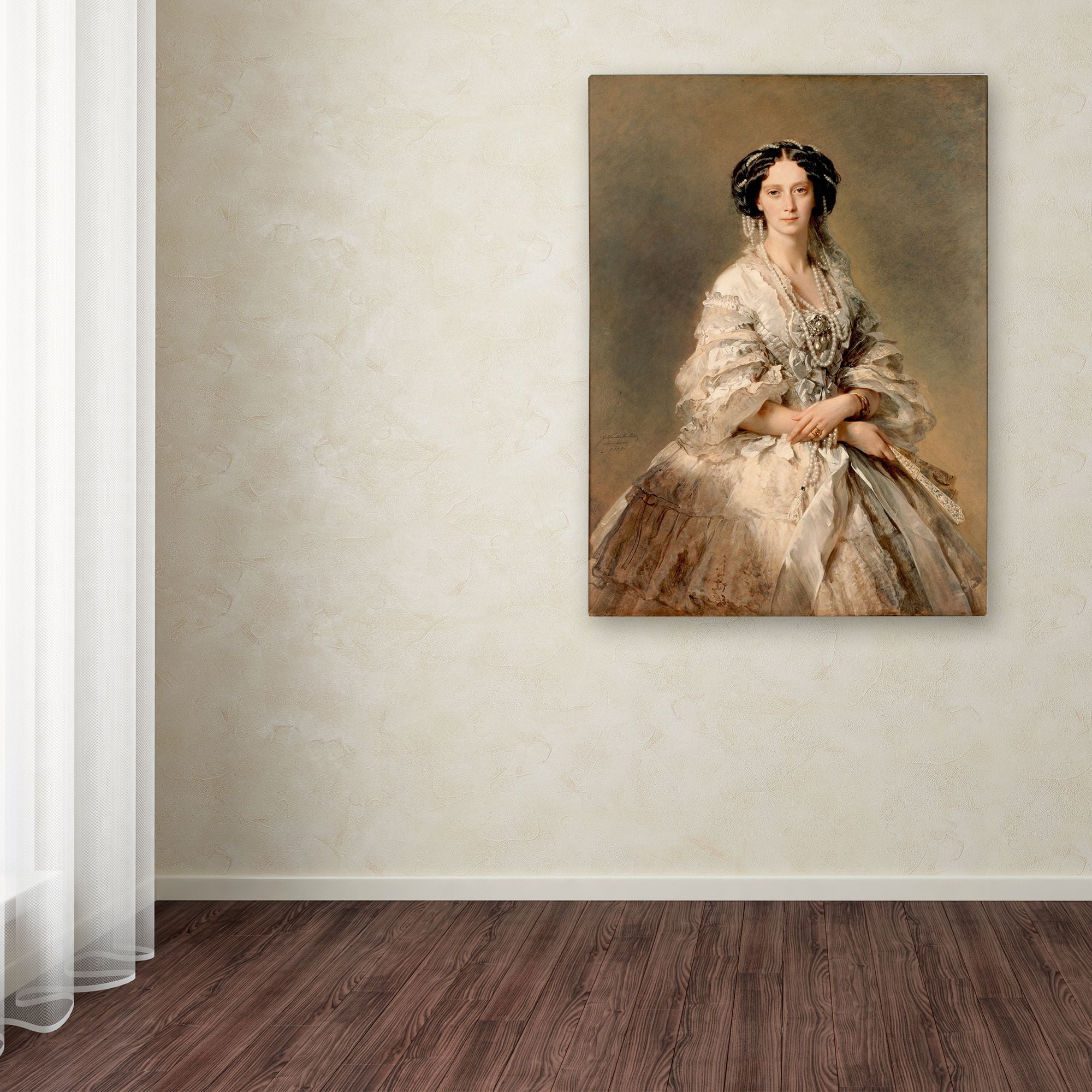Portrait Of Empress Maria Alexandrovna' Canvas Art by Winterhalter