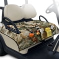 thumbnail image 2 of COEQINE Golf Cart Seat Covers/Seat Towel Fit for EZGO Yamaha Club Car, Lightweight Seat Cushions Accessories Compact Bag-Style Folding, 51.2x30.3 Inch, Deer Fall Camo Hunting Forest, 2 of 8