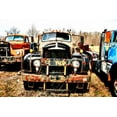 thumbnail image 2 of Hausenflock, Alan 32x23 White Modern Wood Framed Museum Art Print Titled - Truck Graveyard, 2 of 4
