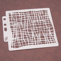 Soimiss Craft Stencils White Hollow Out Stencil for Art and Craft Making 1Pack