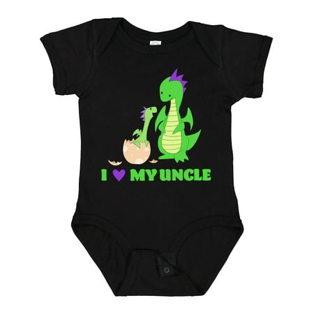 

Inktastic I Love My Uncle Gift Baby Boy or Baby Girl Bodysuit