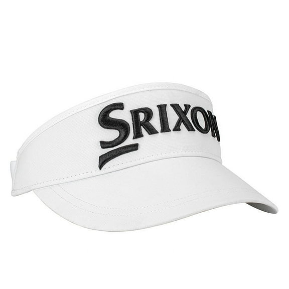 Srixon Golf Men's Performance Adjustable Visor, White/Black -