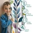 thumbnail image 3 of Blackout Kids Curtains,Colorful Leaves Pattern Childrens Insulated Curtains Set Of 2,Bedroom Essentials,Toddler Room Decor 42x54in(106x137cm), 3 of 4