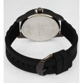 thumbnail image 2 of 42mm Montres Carlo Men's Fashion Silicone Sports Band Dress Quartz Luxury Watch (Black), 2 of 4