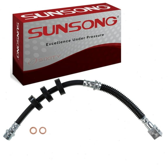 Sunsong Front Left Brake Hydraulic Hose compatible with Ford Focus 2008-2011