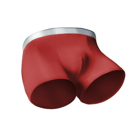 

Breathable Ice Silks Men Underwear Fast Drying Solid Color Thin Boxers Briefs Low Rise for Summer