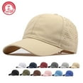thumbnail image 3 of Custom High Quality Baseball Caps Waterproof Nylon Material Trucker Hats Fashion Outdoor Dads Hats, 3 of 5