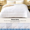 thumbnail image 4 of BEDLORE Comforters King Size Duvet Insert, All Season Down Alternative King Comforter, Ultra-Soft Quilted Bed Comforter with Corner Tabs, Machine Washable, White 90×102 Inches, 4 of 9