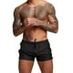 thumbnail image 2 of Pantalones cortos de fitness para hombres, pantalones cortos de entrenamiento de secado rápido transpirables, bolsillos laterales, adecuados para correr, levantamiento de pesas, playa negra l, 2 of 10