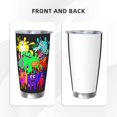 thumbnail image 3 of Vaso de 20 oz Garten Of BanBan, taza de viaje para café con aislamiento al vacío de acero inoxidable, taza de café, taza de viaje con tapa, taza térmica para exteriores, 3 of 8