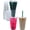 24 oz., variant on [100 Sets] 12 oz Clear Plastic Cups with Lids and STRAWS, Disposable Party Cups for To Go Iced Coffee Cold Drinks, Smoothie, Juice, Parfait, Frappuccino, Milkshake. No Leaking Fruit Cup