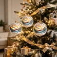 thumbnail image 2 of Kbndieu Christmas Tree Decorations Light Up 3.14" Christmas Balls Vintage Holiday Scene Fillable Clear Ball Farmhouse Christmas Hanging Ornaments for Xmas Tree Gifts, 2 of 9
