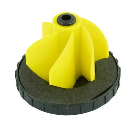 Unique Bargains Plastic Sponge Vehicle Car Fuel Tank Cap Black White Replacement