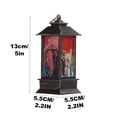 thumbnail image 3 of Moocorvic Mini Lanterns with LED Candle, Vintage Lanterns Decorative for Christmas Wedding Lantern Centerpiece Tables, Outdoor Lanterns Decorations Christmas Halloween Party (Black), 3 of 4