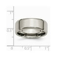 thumbnail image 6 of Primal Steel Titanium 8mm Beveled Edge Band, 6 of 9