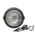 thumbnail image 6 of Retro Vintage Motorcycle Universal Side Mount 35W 6.5 Inch Transparent Headlight Cafe Racer with Grille + Bracket Kit, 6 of 8