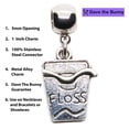 thumbnail image 2 of Dental Assistant Gifts Floss Box Pendant Necklace, Dental Assistant Accessories Silver Tone Charm Jewelry with Pouch, Dental Assistant Appreciation Gifts for Hygienist or Student, 2 of 8