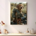 thumbnail image 4 of Vizsla Wall Art Soilder Dog Posters - Vizsla Dog Canvas Wall Art For Bedroom Decor - Gifts For Men - Gifts For Men, 4 of 6