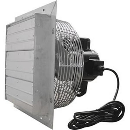 TekSupply 111934 ValuTek Direct Drive Exhaust Fan w/Shutters 12;; - 3 Speed