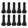 thumbnail image 1 of Rubber Tire Valve Stem,10Pcs Car Auto TR413 Valve Stem Snap In Valve Stem Remarkable Clarity, 1 of 12