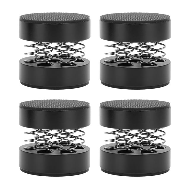 Altavoces Aislamiento de Almohadillas de Plata, Picos de Altavoces de Primavera de Pie de Aluminio Allado de Aluminio Capiendo 9 kg Práctico para Amplificadores de Potencia
