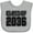AC-Heather Grey, variant on Inktastic Class of 2036 in Black Outlined Text Boys or Girls Baby Bib