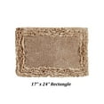 thumbnail image 3 of Better Trends 17" x 24" Premium Bathroom Rug 100% Cotton, Ultra Soft Bath Mat, Water Absorbent, Non-Slip Ruffle Border (Beige) Shaggy Border Collection, 3 of 6