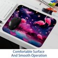 thumbnail image 6 of Flamingo Printed Square Desk Mat Mousepad, 8.3x9.8 Inch, Non-Slip Rubber Bottom, Suitable for Office and Gaming, 6 of 6