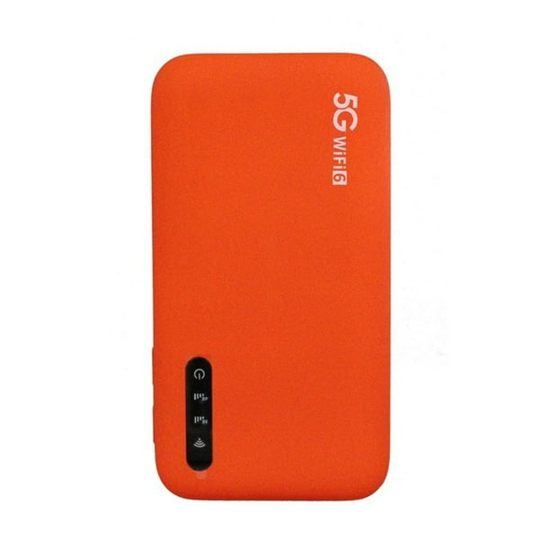 Punto de Acceso Móvil 5G, Enrutador Portátil WiFi6 de Doble Banda de Alta Velocidad para Viajes con Ranura para Tarjeta SIM, Compatible con 16 Dispositivos.