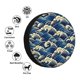 thumbnail image 4 of Fotbe Japanese Water Wave Funda de Llanta de Repuesto con Estampado, Engrosada, Ajuste Universal para Jeep, Remolque, RV, SUV, Camión-14 inch, 4 of 6