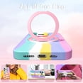 thumbnail image 4 of Magnetic Case for iPhone 14 with Hidden Ring Stand, Slim Kickstand Case Compatible with MagSafe Shockproof Soft Microfiber Lining Protective Case Cover for iPhone 14, Colorful, 4 of 6